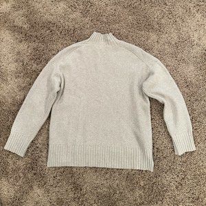Everlane stroopwafel turtleneck sweater in ReCashmere